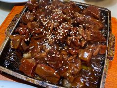 老陈醋烧牛肉-杏花堂·山西菜馆(晋中万达店)