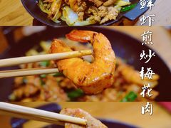 -东来菜馆•手抓海鲜家常菜•海鲜锅贴(鸽子窝店)