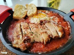 浅夏烤鸡排摩洛哥式蛋Shakshuka-必胜客(海滨店)
