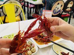 清蒸小龙虾-辣螃铠盆盆蟹大排档(总店)