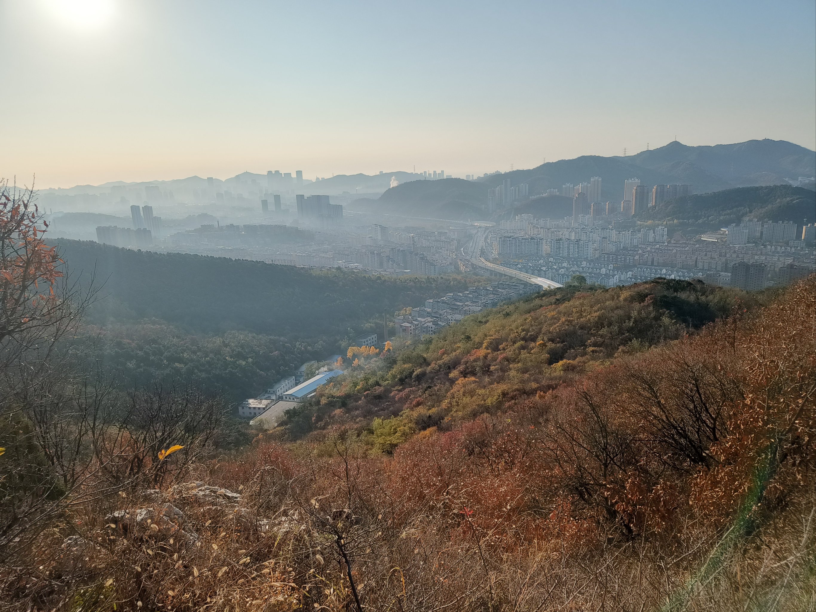 大连甘井子公园山顶图片