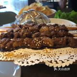 肉食动物表示很满足。牛肉串 现烤牛肉好好吃