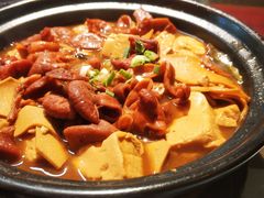 肥肠豆腐煲-手抄板凳江南菜(湖滨商业街店)