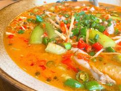 半汤鲜椒牛蛙-不相离盐帮菜(郎园店)