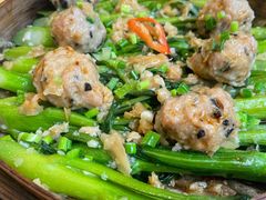 菜心蒸肉丸-壹厨饭店(五羊店)