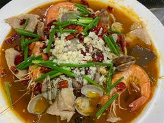 水煮三鲜-钱山海鲜大排档