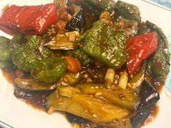 虎皮辣椒烧茄子-新疆伊宁远征餐厅