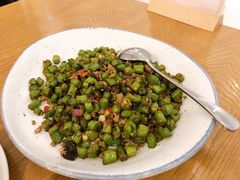 榄菜肉松炒四季豆-金翠河烧鹅粤式茶餐厅(龙湖三千集天街店)