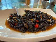 紫苏炒坑螺-清水湖度假村(罗浮山美食地标店)