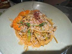芝士蘑菇鲜虾意大利面-BE BRIGHT KITCHEN(正佳广场店)