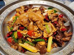 干锅肥肠护心肉-95号酱骨·一块豆腐(展春园西路店)