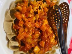 西红柿浇莜面-西贝莜面村(上海百联西郊店)