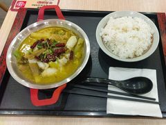 爆香小锅酸菜鱼饭-永和大王(北京站内一店)