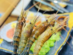 游水虾-奉座泥炉烤肉·活鳗·稻草黄油鸡(龙美店)