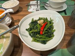秘制虾酱炒空心菜-帕蓝·暹罗料理(大学路店)