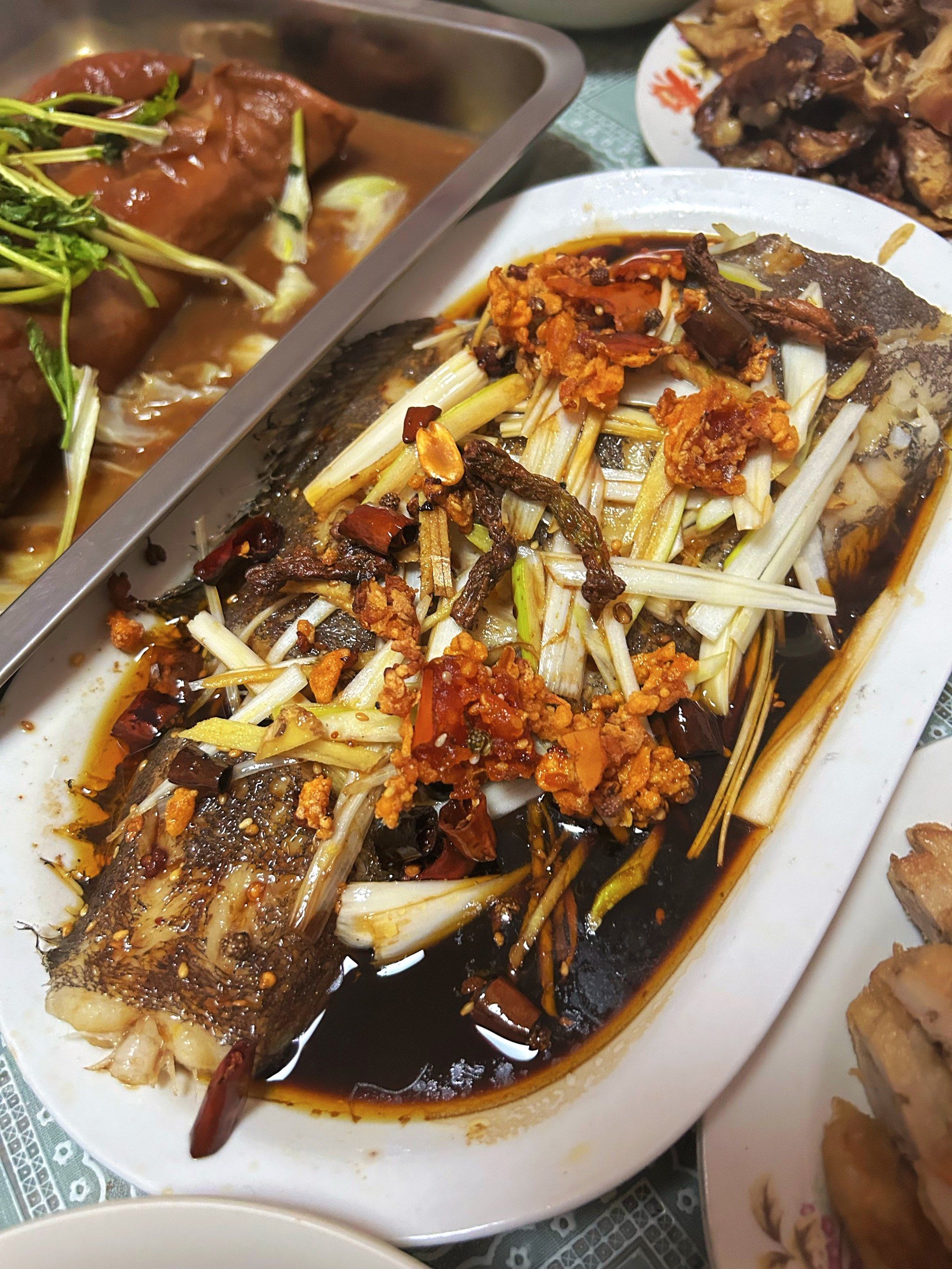 年夜饭菜谱之---- 清蒸鲽鱼