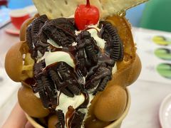 奥利奥牛奶雪糕鸡蛋仔芭菲-CHOCHENG&CO.(欢乐海岸店)