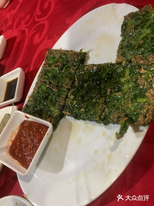 车头老二大排档韭菜饼图片