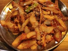 辣炒章鱼-包装马车·韩国料理·포장마차