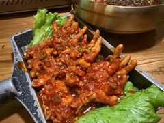 香辣鸡爪年糕-恩你小木屋·韩式料理(假日广场店)