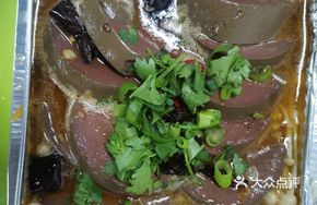 Garlic Duck Blood