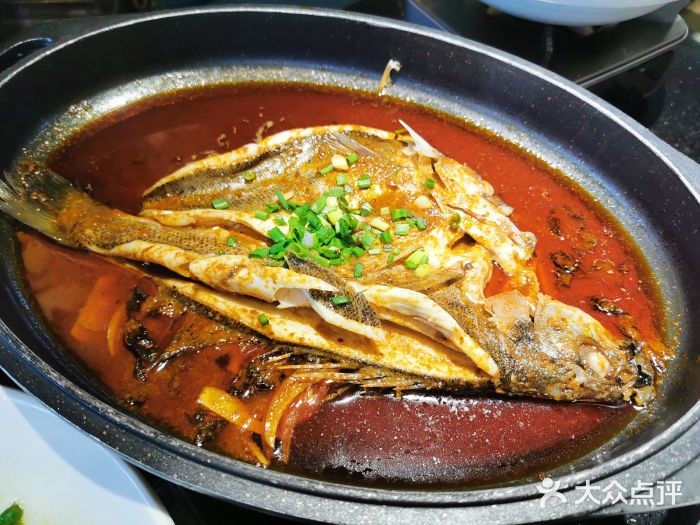 景福和园(阳光店)-平锅海鲈鱼-菜-平锅海鲈鱼图