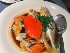 青蟹蒸黄鱼-三利音·玖弄小鲜(浦东嘉里城店)