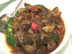 翡翠鲍汁扒海参-江南村酒家
