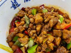 宫保鸡丁煮馍-赵西安三鲜煮馍馆(大车家巷店)