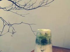 抹茶拿铁-长春银盐咖啡馆