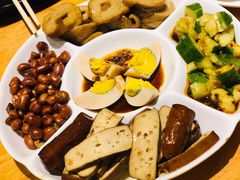 卤味拼盘-小金鬼·煎饺·鸽子汤