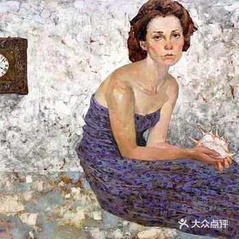 他的油画厚重、精细且自然