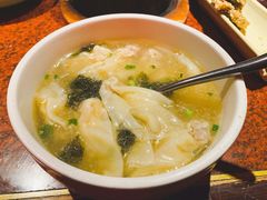 鸡汤鲜虾小馄饨-绿茶餐厅(蓝色港湾店)