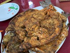 -北京龙庆四季香农家饭庄·灶台鱼·碳烤虹鳟鱼(龙庆峡店)