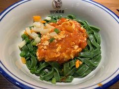 菠菜西红柿鸡蛋面-吴满满油泼面(北方风味园店)