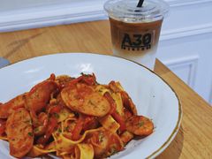 辣汁香肠宽面-A30 BISTRO