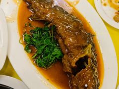 秧草蒜子烧鮰鱼-清真马祥兴菜馆(云南北路店)