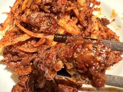 蒜泥茄子配烤肉-纳鲁孜·新疆特色餐厅(上海悦荟广场店)