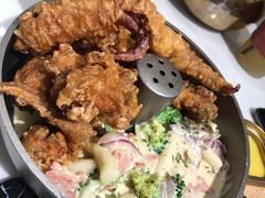 必点炸鸡翅配年糕-HOTISLAND海鸡岛·韩国料理(江南西店)