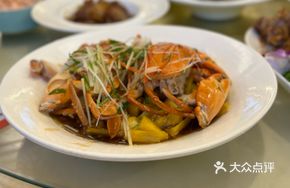 Steamed Swimming Crab with Sweet Potato