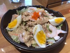 胡麻熟虾海鲜沙拉-浦·传统日式料理(3 5 1 1 店)