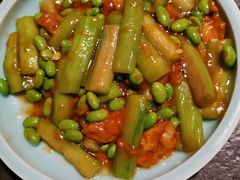 青豆丝瓜烧面筋-北平盛世·新京菜·北京烤鸭(劲松·双井店)