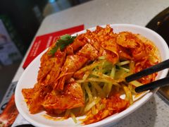 香辣牛板筋-老佛爷铜炉蛙锅(海岸城店)