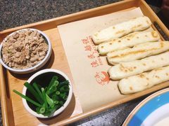虾酱卷子-渔民船说·北塘海鲜·天津菜·海肠捞饭(北塘古镇店)