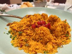 金沙辣炒大西洋明虾球-御龙宴