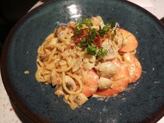 芝士蘑菇鲜虾意大利面-BE BRIGHT KITCHEN(正佳广场店)