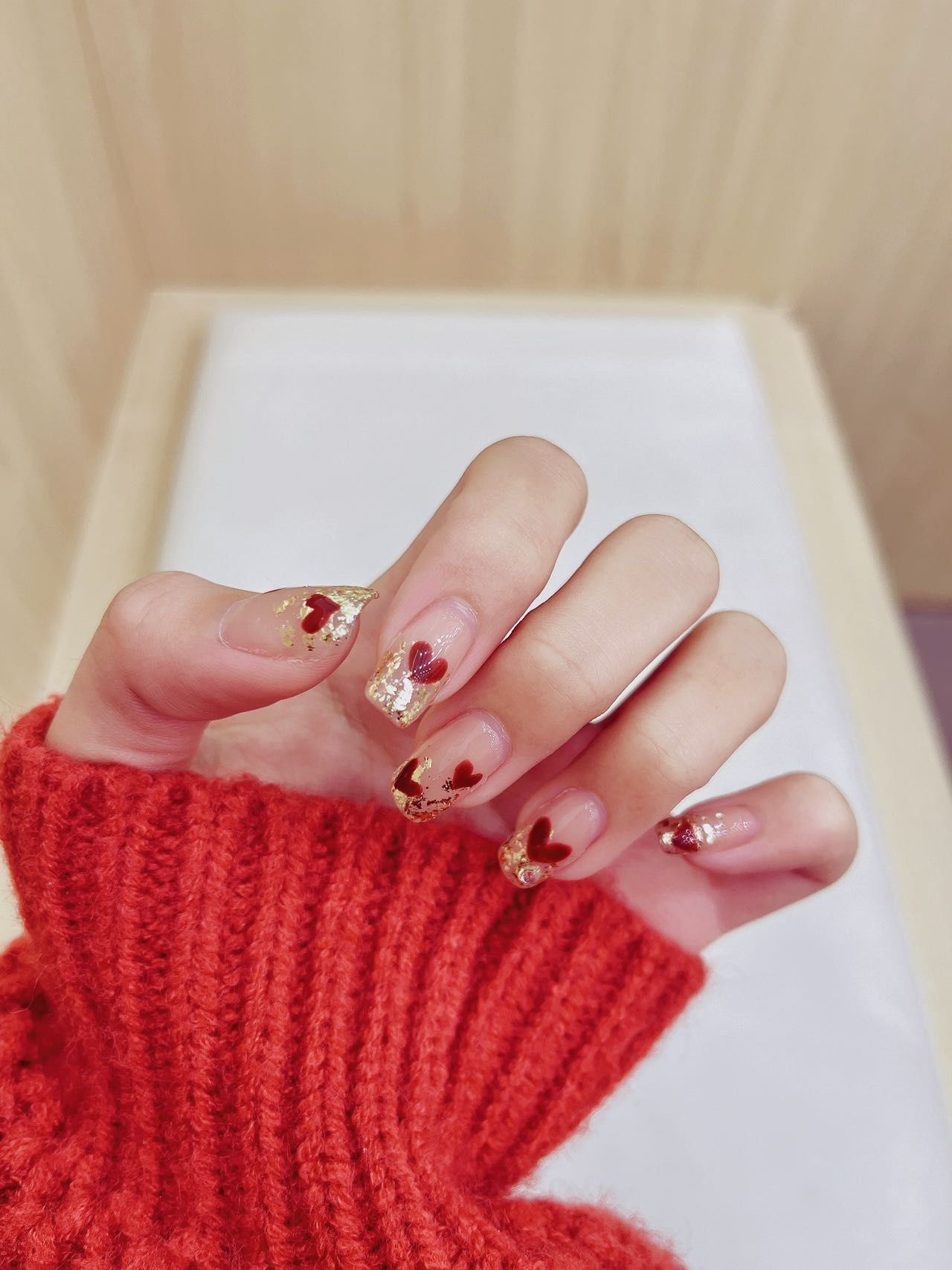 春日美甲💅🏻一眼就心动的爱心手绘!