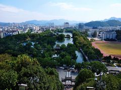 揽胜门俯瞰东湖-台州府城(江南长城)