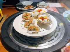 蒜蓉蒸乳山生蚝-三个渔夫·蒸汽海鲜(小白楼店)