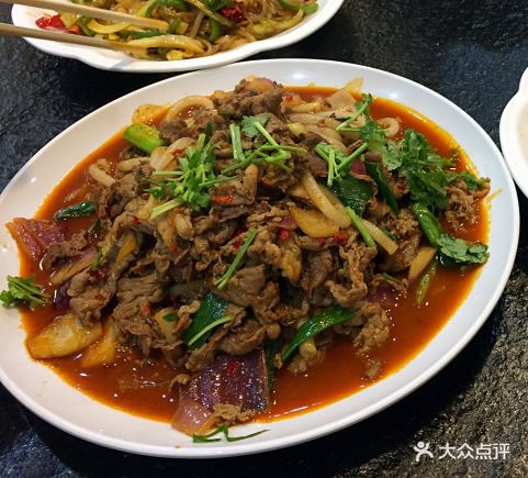 白記爆炒牛犢肉羊羔肉 - 愛吃榴蓮的猴子的相冊 - 蘭州美食 - 大眾